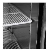 Atosa Single Glass Door Mounted Fridge P380WA