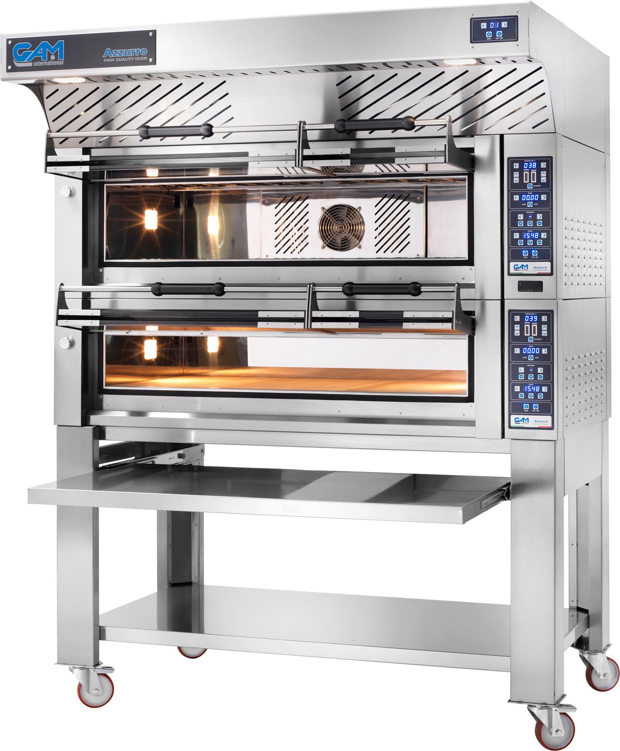 AZZURRO Bakery 3 Stone Deck Oven with Dual Static/Fan Forced Technology