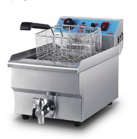 Benchtop 10L Electric Single Fryer with Drain Tap