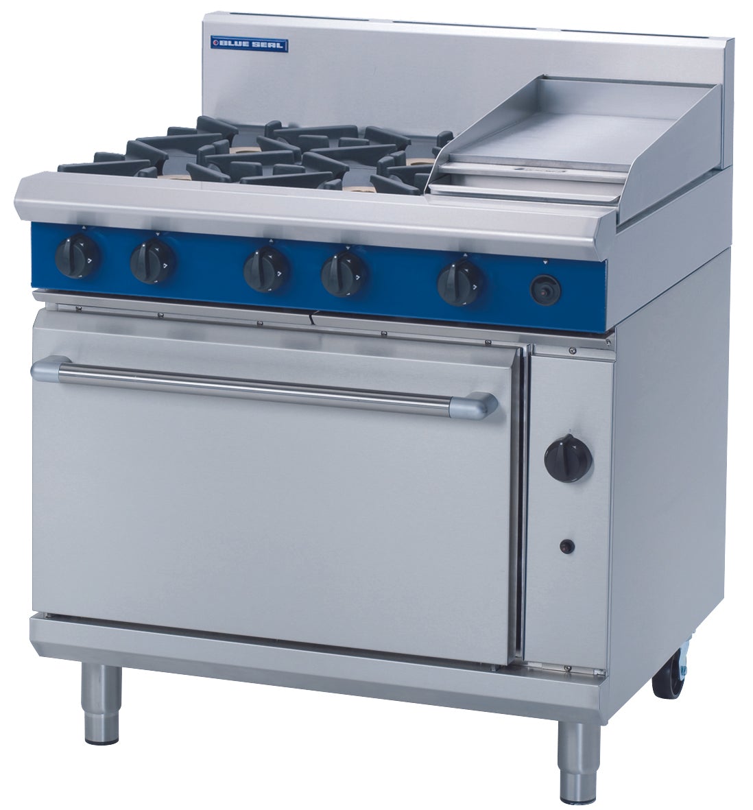 Blue Seal Evolution Series G506C - 900mm Gas Range Static Oven