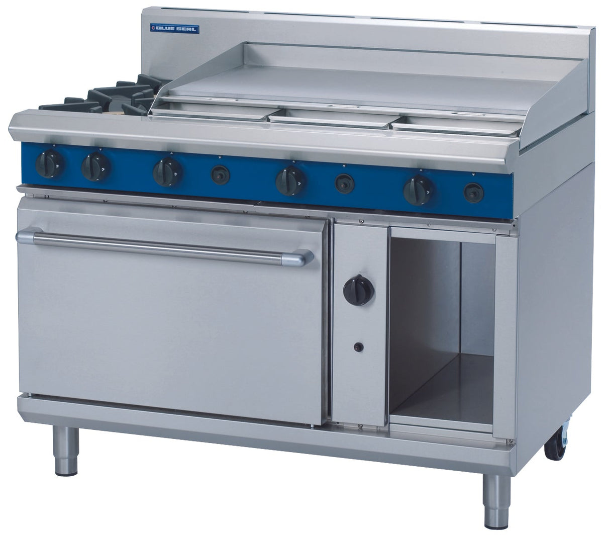 Blue Seal Evolution Series G508A - 1200mm Gas Range Static Oven