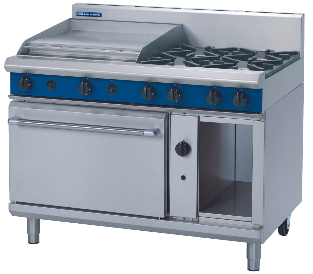 Blue Seal Evolution Series G508B - 1200mm Gas Range Static Oven