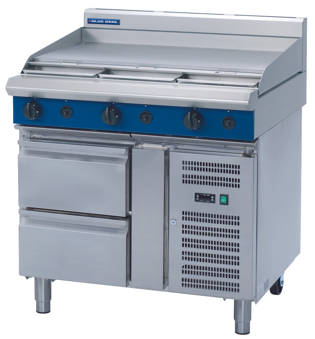 Blue Seal Evolution Series G516A-RB - 900mm Gas Cooktop – Refrigerated Base