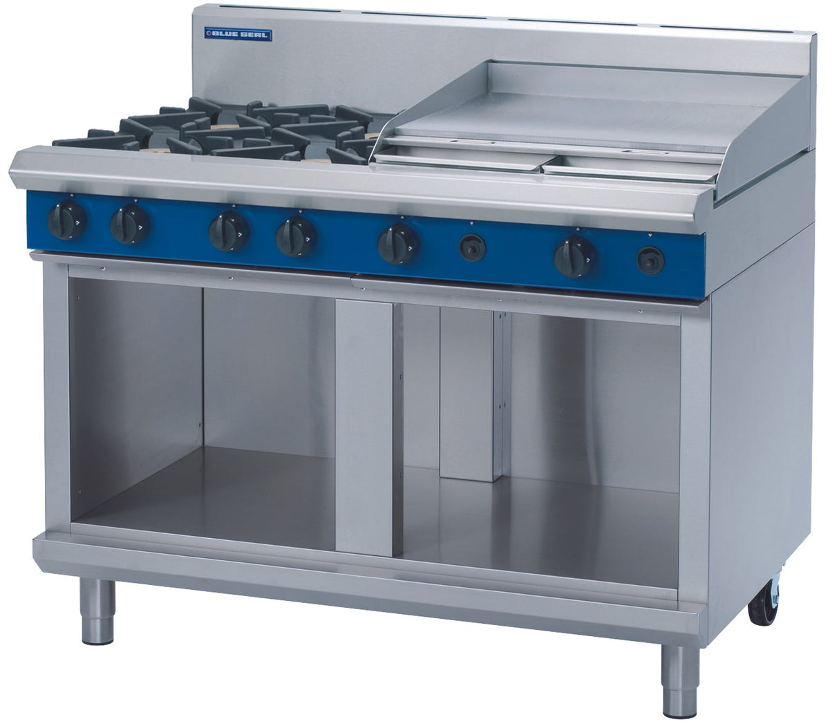 Blue Seal Evolution Series G518B-CB - 1200mm Gas Cooktop – Cabinet Base