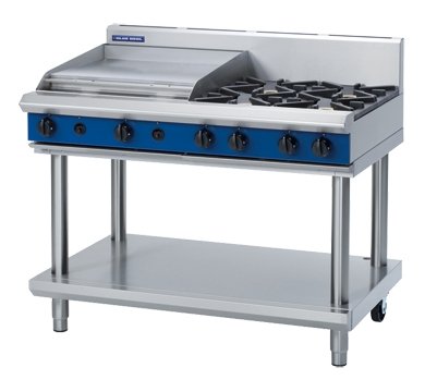 Blue Seal Evolution Series G518B-LS - 1200mm Gas Cooktop – Leg Stand