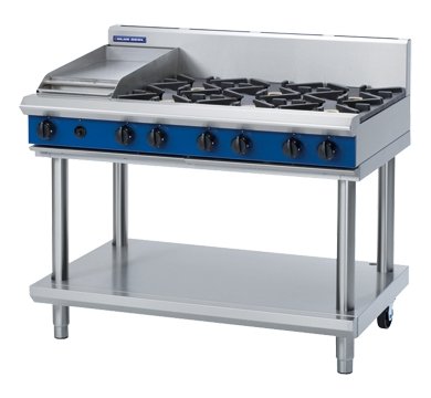 Blue Seal Evolution Series G518C-LS - 1200mm Gas Cooktop – Leg Stand