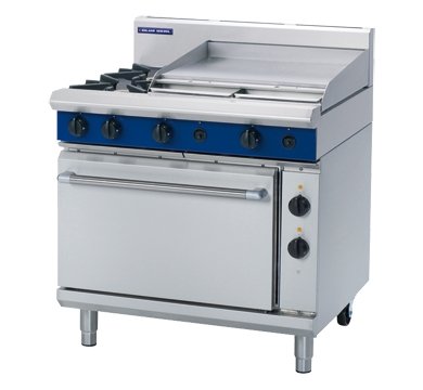 Blue Seal Evolution Series GE506B - 900mm Gas Range Electric Static Oven