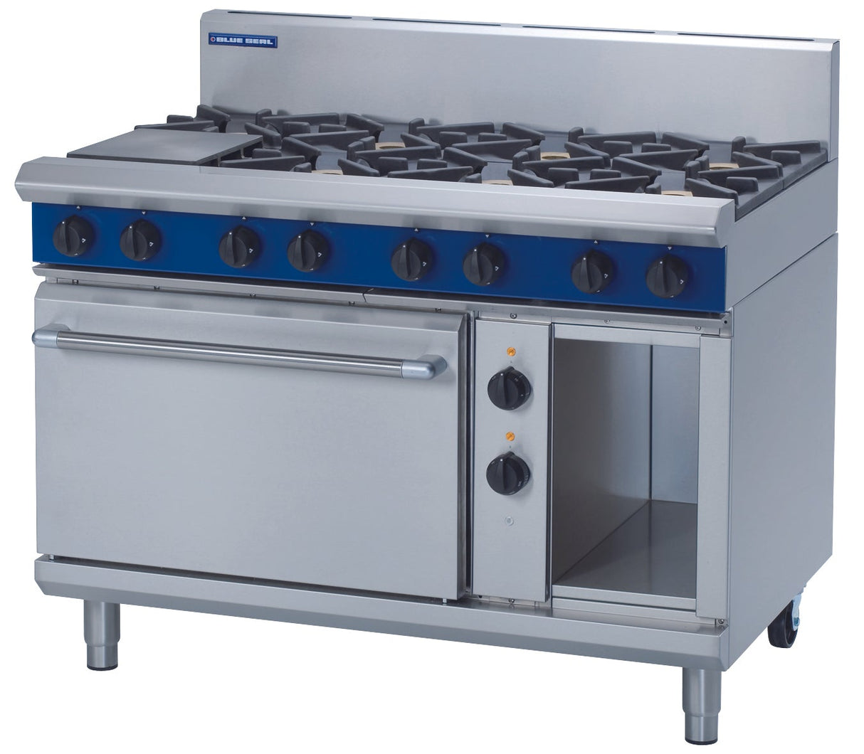 Blue Seal Evolution Series GE508D - 1200mm Gas Range Electric Static Oven