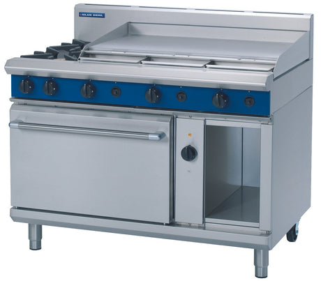 Blue Seal Evolution Series GE58A - 1200mm Gas Range Electric Convection Oven