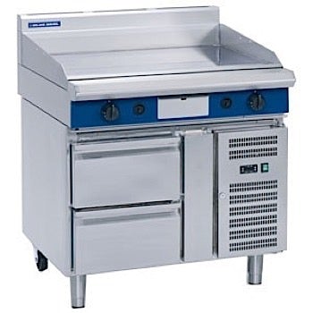 Blue Seal Evolution Series GP518-RB - 1200mm Gas Griddle – Refrigerated Base