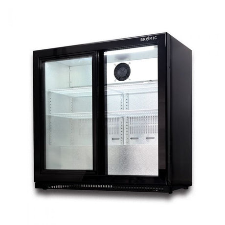 Bromic Back Bar Fridge 190L (Sliding Door) BB0200GDS-NR