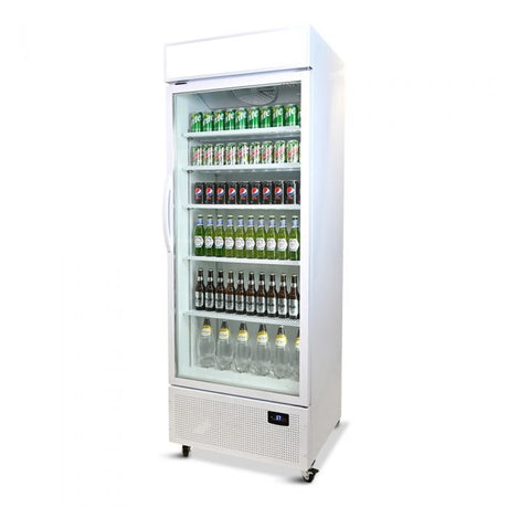 Bromic GM0690LW White 690L Upright Display Fridge