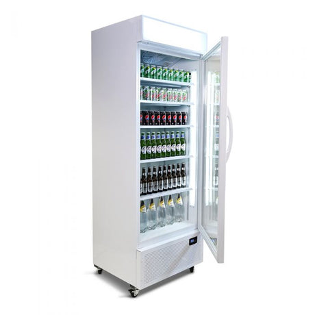 Bromic GM0690LW White 690L Upright Display Fridge