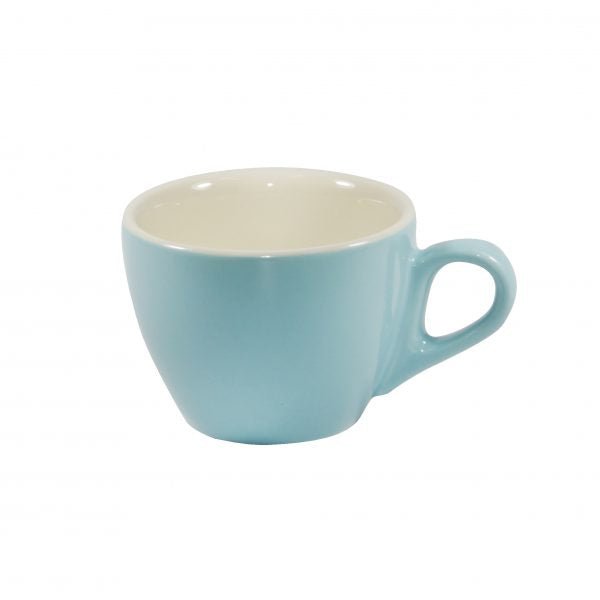 BW0610 Brew-Maya Blue/White Flat White Cup 160Ml