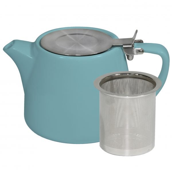 BW0660 Brew-Maya Blue Stackable Teapot 500Ml Ss Infuser/Lid