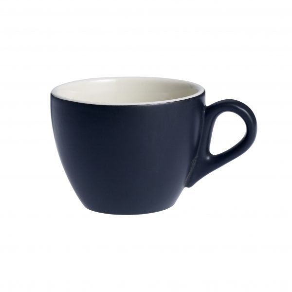 BW0715 Brew-Smoke/White Matt Large Flat White Cup 220ml