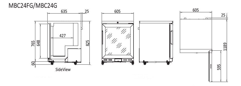 Chiller Freezer Cabinet