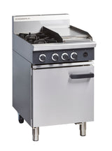 Cobra CR6C - 600mm Two Burner / Griddle Gas Range Static Oven