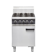 Cobra CR6D - 600mm Four Burner Gas Range Static Oven