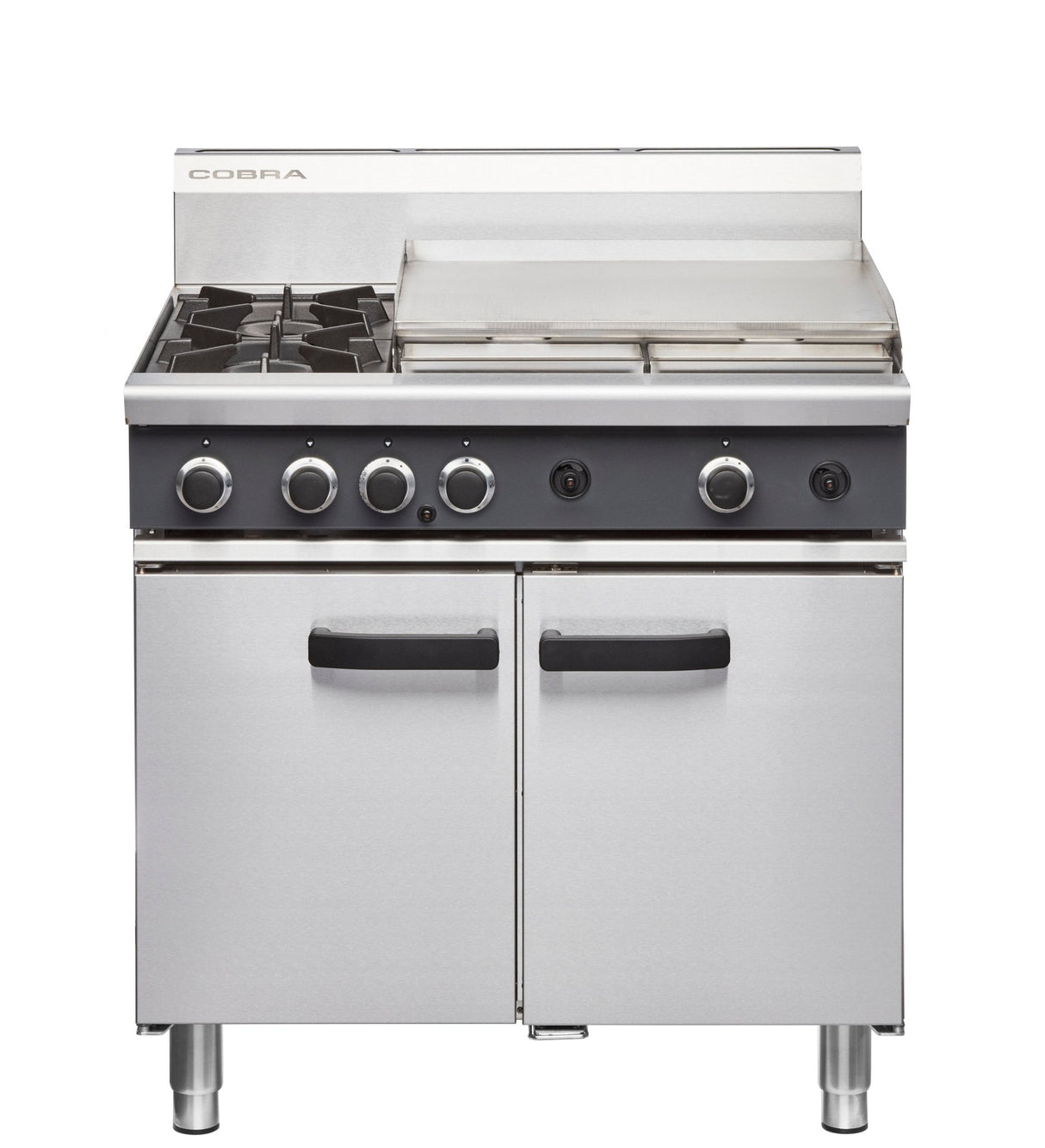 Cobra CR9B - 900mm Two Burner / Griddle Gas Range Static Oven