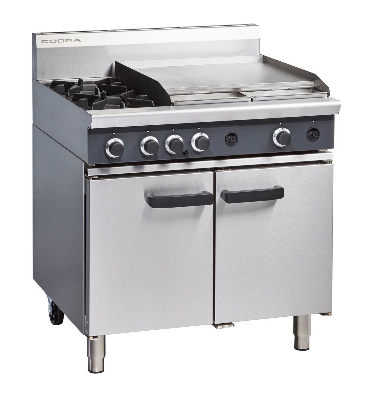 Cobra CR9B - 900mm Two Burner / Griddle Gas Range Static Oven