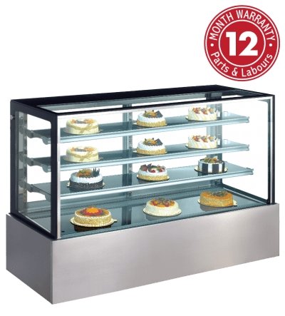 Exquisite CDC1200 Four Tiers Cake Display Fridge