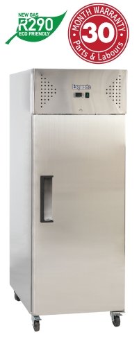 Exquisite GSF650H One Solid Door Upright Freezers