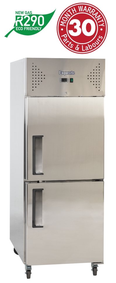 Exquisite GSF652H One Split Solid Door Upright Freezers