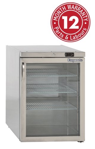 Exquisite MC200G One Glass Door Underbench Fridge