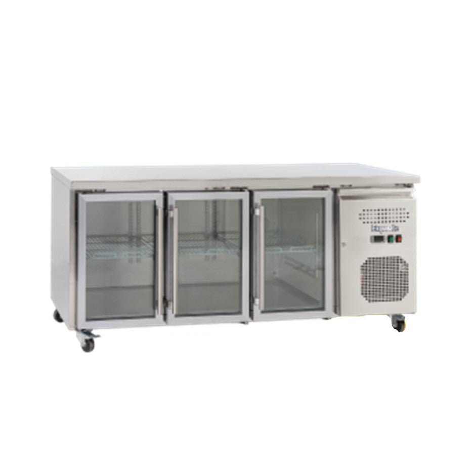 Exquisite USC400G - 3 Door Underbench Fridge