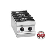 Fagor 700 series natural gas 2 burner boiling top with cast CG7-20H