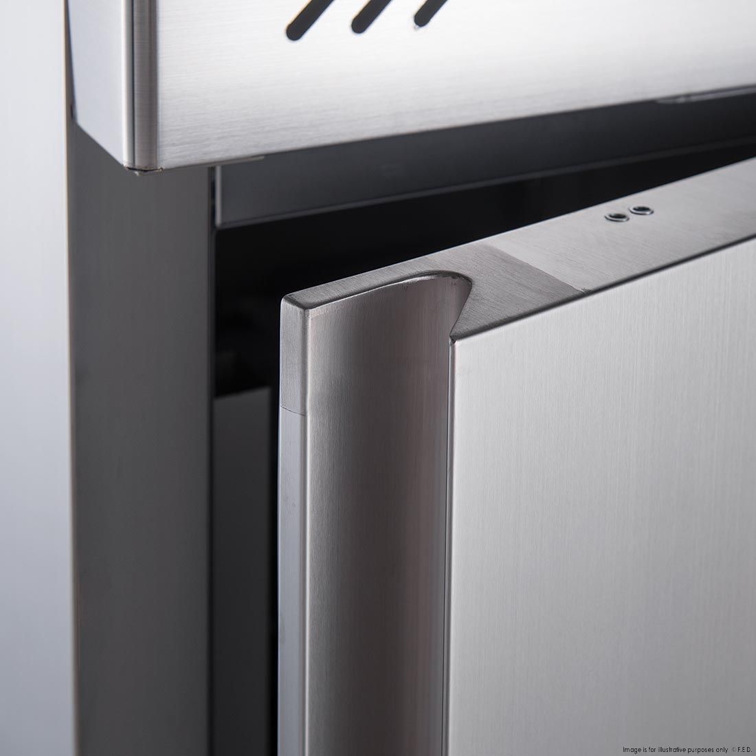 FED-X S/S Two Door Upright Freezer - XURF650S1V
