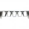 Gastronorm Pan Stainless Steel Wall shelf Rack - Hold's 5 x 1/6 Pans