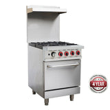 GBS4T Gasmax 4 Burner With Oven Flame Failure