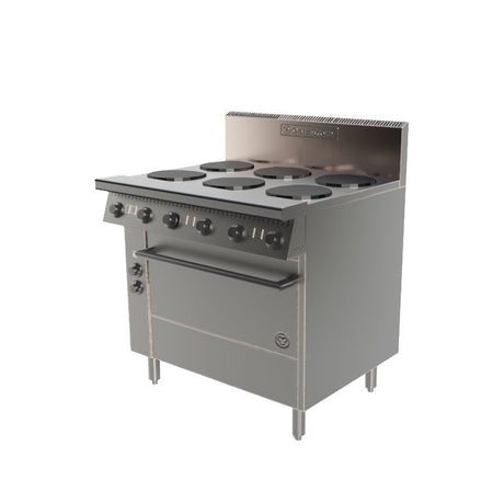 Goldstein PE6S28 6 Burner Cooktop with Static Oven