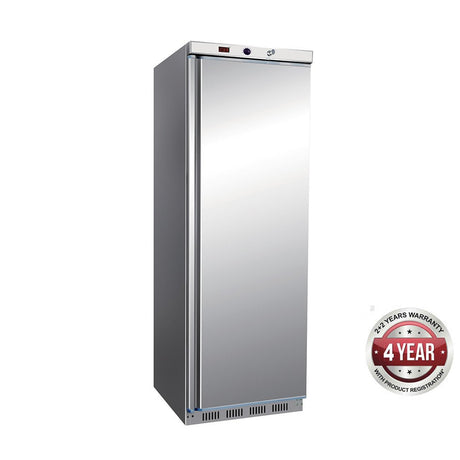 HR400 S/S Single Door Fridge