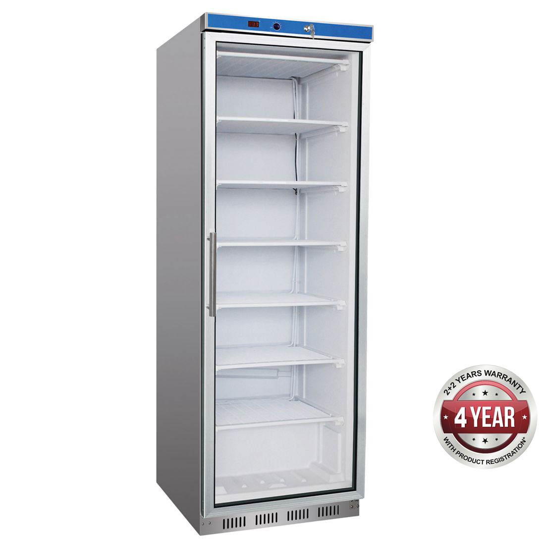 HR400G S/S Display Fridge with Glass Door