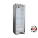 HR400G S/S Display Fridge with Glass Door