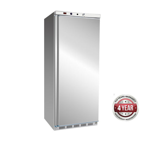 HR600 S/S Single Door Fridge