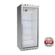 HR600G S/S Display Fridge with Glass Door