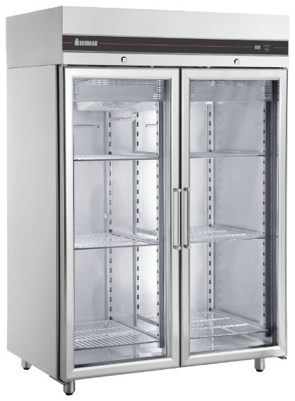 Inomak UFI1140G Double Glass Door Upright Fridge