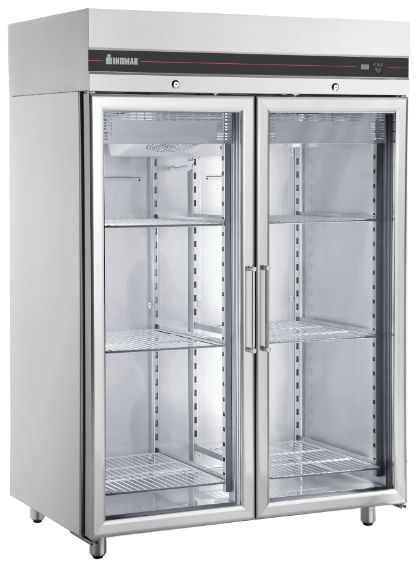 Inomak UFI2140G Double Glass Door Upright Freezer