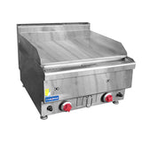 JUS-TRG60LPG GASMAX Benchtop 2 Burner Griddle 600mm