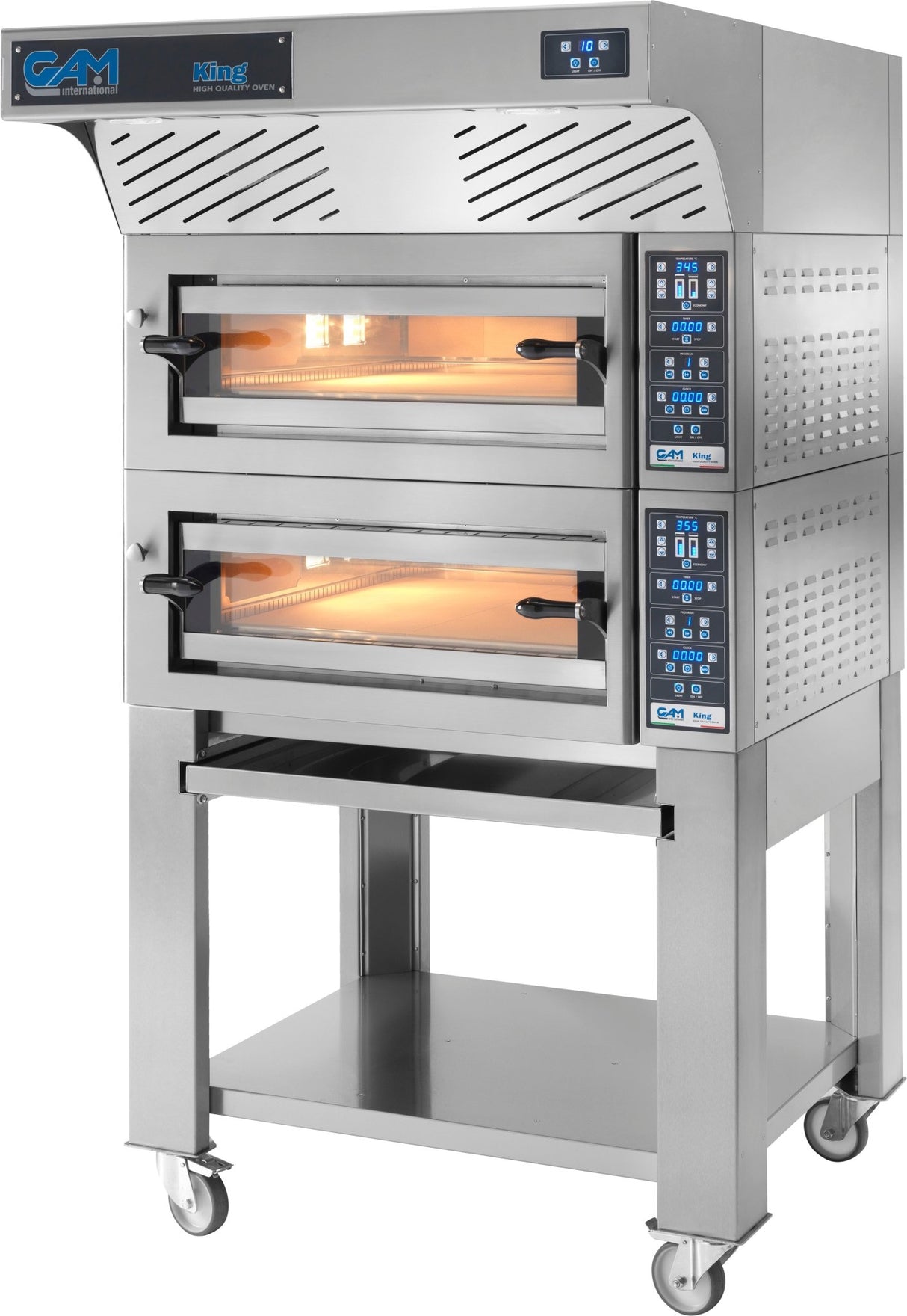 KING 9 Stone Deck Pizza / Bakery Oven - 9 x 34cm pizzas