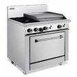 LKKOB6B+O 2 Gas Open Burner Cooktop + Gas Hot Plate + Static Oven