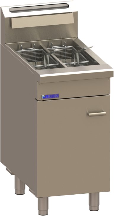 LUUS - FSV 450mm SPLIT PAN GAS FRYERS - FSV-45