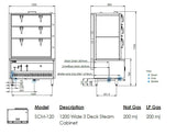 Luus SCM-120 Steam Cabinet