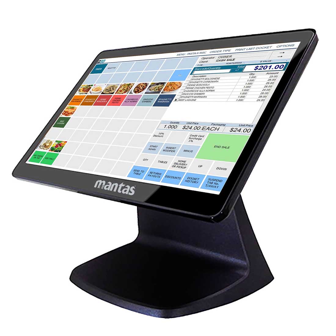 Mantas 1600 All In One Turnkey POS Solution M1600-AIO-15