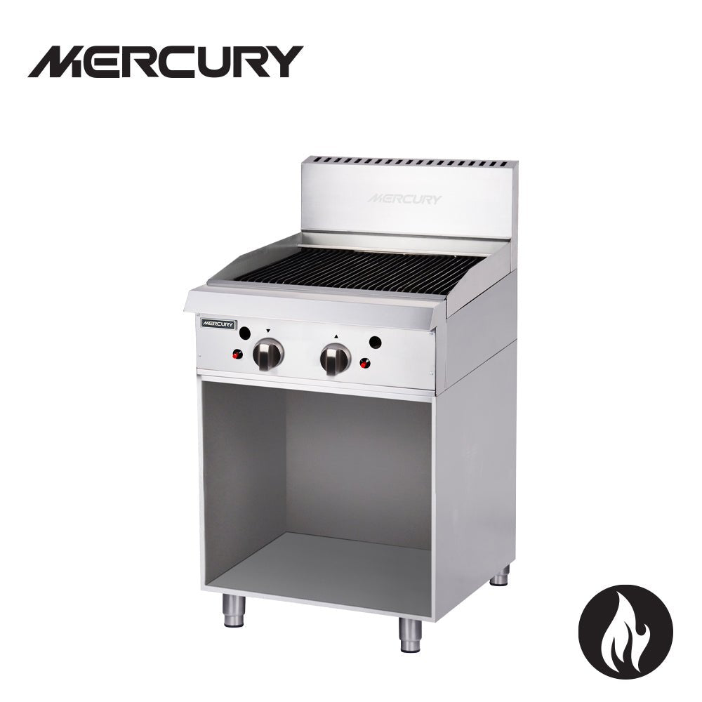 Mercury 610mm Gas Char Broiler on Stand MCN 24 FR Veysel s