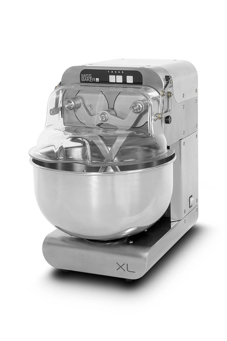 Miss Baker Pro XL - 6 kg/20 Litre Double Arm Mixer, 5 speed, Stainless steel (INOX)